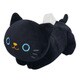 ねこのぬいぐるみティッシュカバー 黒 ME23