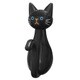 ねこのマグネットしっぽフック 黒 ME200