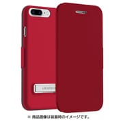 ODPH3419RD [iPhone 8 Plus/7 Plus用 ケース キックフォリオ ケース チェリーレッド]
