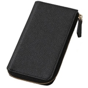 DCS-IP7RZBK [iPhone SE（第2世代）/8/7 4.7インチ用 ソフトレザーケース ジッパー付き ROUND ZIP CASE ブラック]