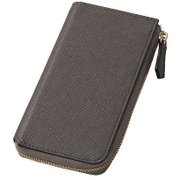 DCS-IP7RZGY [iPhone SE（第2世代）/8/7 4.7インチ用 ソフトレザーケース ジッパー付き ROUND ZIP CASE グレー]