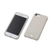 DCS-IP7RABPLWG [iPhone 8/7 ケース RONDA Soft Leather Case ジャケットタイプ ホワイトグレー]
