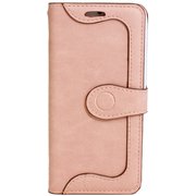 FV-IP7-VIN-PK [iPhone SE（第2世代）/8/7 4.7インチ用 ケース ヴィンテージ風 手帳型ケース ピンク]