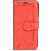 FV-IP7-VIN-RD [iPhone SE（第2世代）/8/7 4.7インチ用 ケース ヴィンテージ風 手帳型ケース レッド]