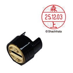シャチハタ データーネーム EX 12号 印面部 ※本体別売 XGL-12M 印面部 森上