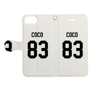 手帳ケース ユニフォームCOCO WH [iPhone 7用 4.7インチ]