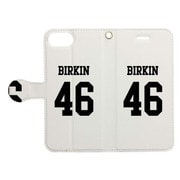 手帳ケース ユニフォームBIRKIN WH [iPhone 7用 4.7インチ]