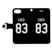手帳ケース ユニフォームCOCO BK [iPhone 7用 4.7インチ]