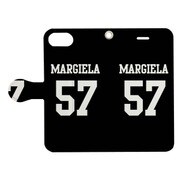 手帳ケース ユニフォームMARGIELA BK [iPhone 7用 4.7インチ]