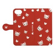 手帳ケース ニャーニャーネコダラケ ソノ4 [iPhone 7用 4.7インチ]