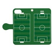 手帳ケース サッカーコート [iPhone 7用 4.7インチ]