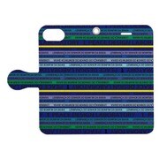 手帳ケース ボンフィン柄 ソノ10 [iPhone 7用 4.7インチ]