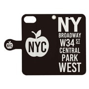 手帳ケース NEW YORK CITY ソノ1BK [iPhone 7用 4.7インチ]