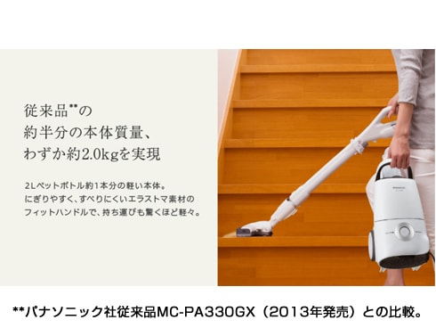 ヨドバシ.com - パナソニック Panasonic MC-JP520G-W [紙パック式掃除