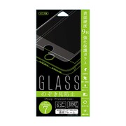 Gi7-PP [iPhone 7用 4.7インチ  保護フィルム ガラスフィルム 透明フレーム覗き見防止]