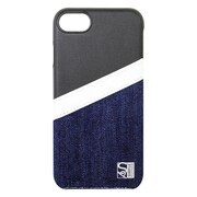 Ji7-S01NB [iPhone 7用 4.7インチ  ケース シンプルジャケット デニムネイビー]