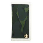Bi7-05GR [iPhone 7用 4.7インチ  ケース 手帳型ケース 迷彩GR]