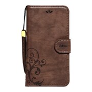 iP7Plus Smart Cover Notebook ダークBR [iPhone 7 Plus用]