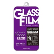 IMD-F448BK [iPhone 7用 4.7インチ 保護フィルム 3D強化ガラス BK]