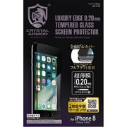 GI01-FF-BK [iPhone SE（第2世代）/8/7 4.7インチ用 保護フィルム フルフラットガラス ブラック]