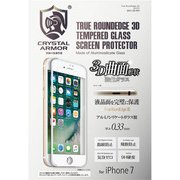 GI01-3D-WH [iPhone 7用 4.7インチ 保護フィルム True RoundEdge 3D ガラス WH]