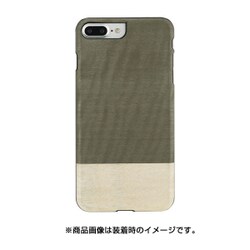 I8085i7P [iPhone 7 Plus用 5.5インチケース 天然木ケース アインシュタイン BKフレーム]