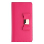 LB8036i7 [iPhone 7用 4.7インチ  ケース リボンクラシックダイアリー ホットPK]
