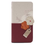 HM8232i7 [iPhone 8/7用 4.7インチ ケース メモリーズオブパリ ダイアリー ワインRD]