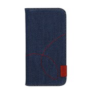 Z44579i7 [iPhone 7用 4.7インチ  ケース デニムステッチダイアリー]