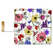 BL-BKI7-008Y [iPhone 7用 4.7インチ  ケース Bloem Flower 002-Stripe]