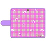 BL-BKI7-019Y [iPhone 7用 4.7インチ  ケース Pink plaid flower]