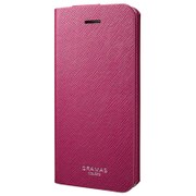 CLC206RD [iPhone SE/5s/5 レザーケース(合皮) GRAMAS COLORS “EURO Passione” Leather Case CLC206 レッド]
