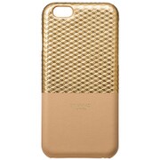 FLC225GL [iPhone 6/6s レザーケース（本革） GRAMAS FEMME “Hex” Back Leather Case FLC225 ゴールド]