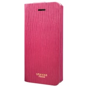 FLC226PK [iPhone SE/5s/5 レザーケース（合皮） GRAMAS FEMME “Colo” Flap Leather Case FLC226 ピンク]