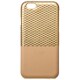 FLC235PGL [iPhone 6 Plus/6s Plus レザーケース（本革） GRAMAS FEMME “Hex” Back Leather Case FLC235P ゴールド]