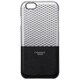 FLC235PSL [iPhone 6 Plus/6s Plus レザーケース（本革） GRAMAS FEMME “Hex” Back Leather Case FLC235P シルバー]