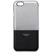 FLC235PSL [iPhone 6 Plus/6s Plus レザーケース（本革） GRAMAS FEMME “Hex” Back Leather Case FLC235P シルバー]