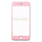 9Hガラスフィルム パステルピンクiP6s/6 [iPhone 6s/6用 ガラスフィルム]