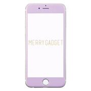 9Hガラスフィルム パステルパープルiP6s/6 [iPhone 6s/6用 ガラスフィルム]
