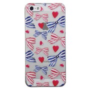 STRIPE RIBBON case clear for SE/5S/5 [iPhone SE/5s/5用 ケース]