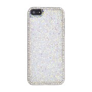 グリッターストーンケース for iPhone6 ホワイト [iPhone 6s/6用 ケース]