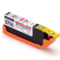互換インクカートリッジ キヤノン BCI-371XLGY グレー 使い切りタイプ CC-C371XLGRY