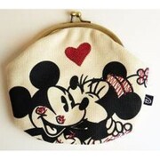ディズニーキャンバスアートシリーズ ガマグチ ミッキー ミニー [キャラクターグッズ]