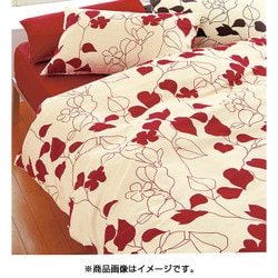 ME03 掛けふとんカバー シングル レッド 2187-23138