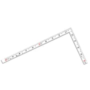 30cm 曲尺同厚 ホワイト 1尺/30cm 併用目盛 名作 11105