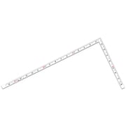 11107 [50cm 曲尺同厚 ホワイト 1尺6寸/50cm 併用目盛 名作]