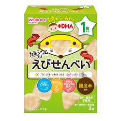 1歳からのおやつ+DHA えびせんべい 6g×3袋 IO01 [対象月齢：1歳から]