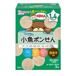 1歳からのおやつ+DHA 小魚ポンせん  3g×3袋 IO09 [対象月齢：1歳4ヶ月から]