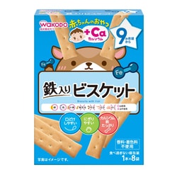 鉄入りビスケット 1本×8 [対象年齢：9か月頃～]