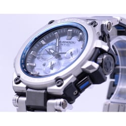カシオ G-SHOCK MT-G GPSハイブリット電波ソーラー メンズ 腕時計 ライトブルー文字盤 コンポジットバンド MTG-G1000RS-2AJF